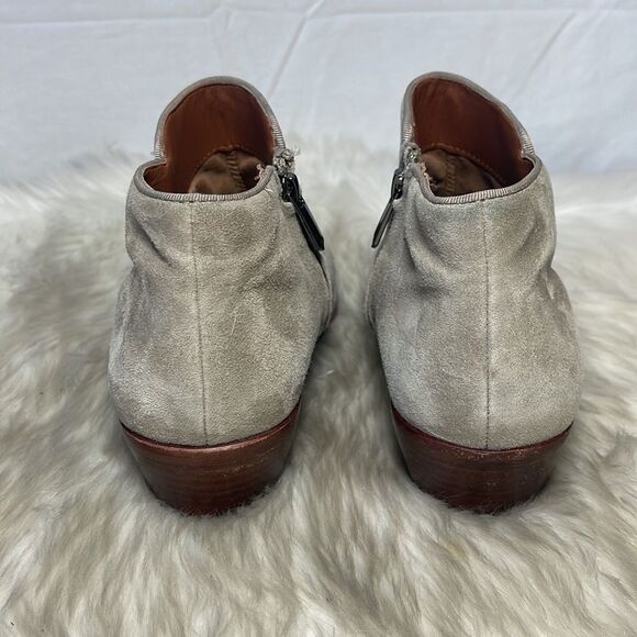 Sam Edelman Petty Tan Suede Booties Sz 7 - Picture 3 of 9